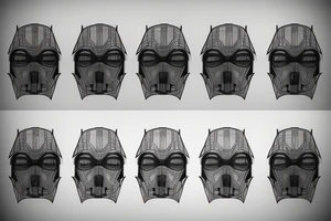 tie fighter abstract tattoo idea