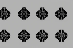 tie fighter abstract tattoo idea