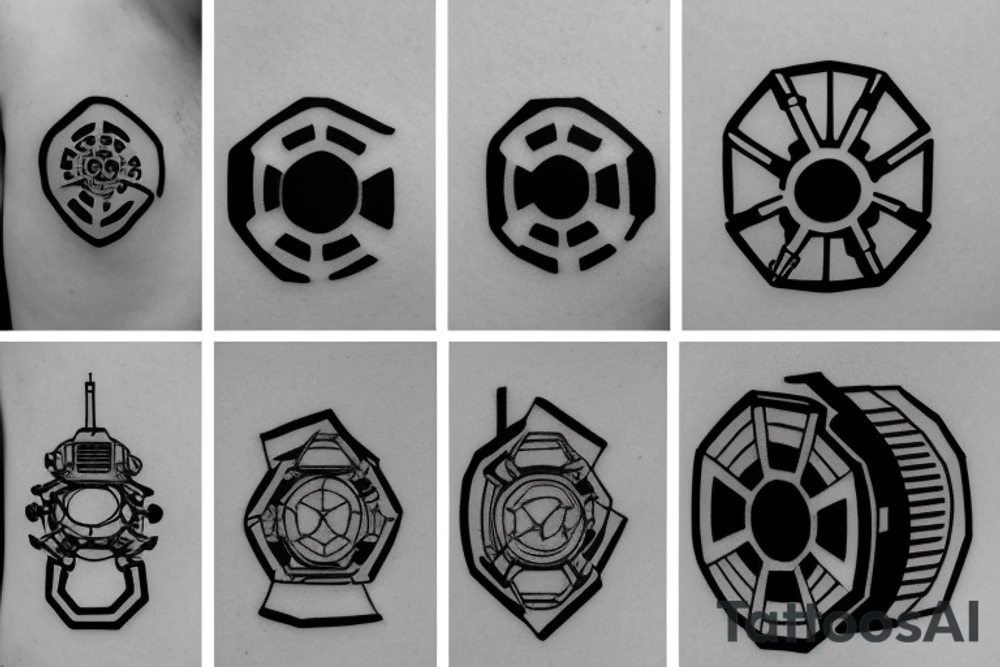 tie fighter tattoo idea