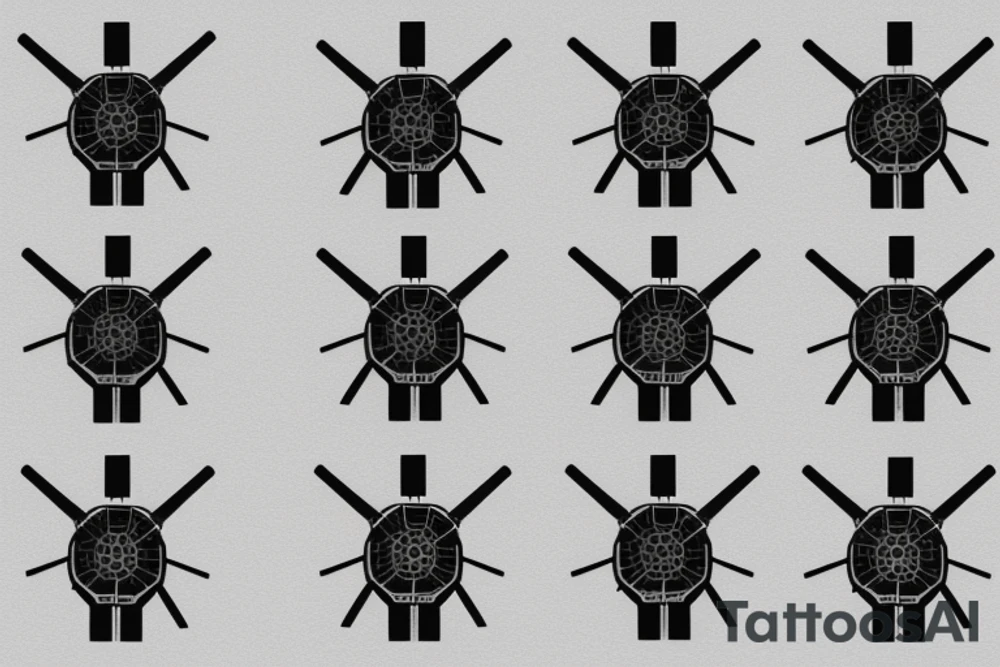 tie fighter tattoo idea