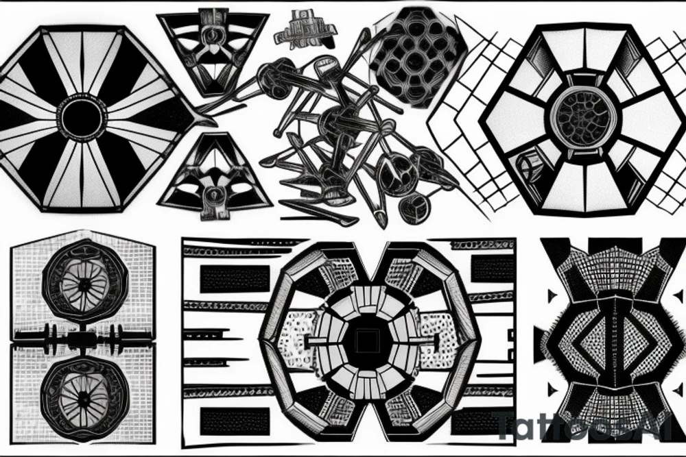 tie fighter tattoo idea