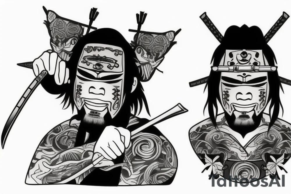 Samurai tattoo idea