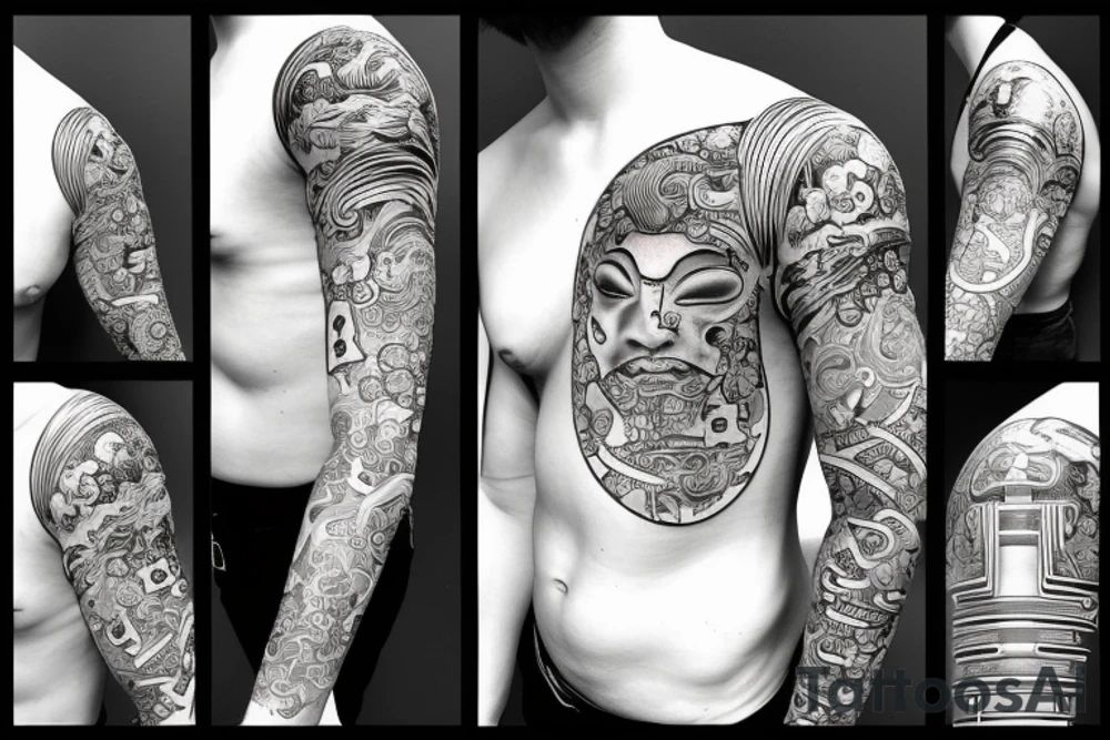 Samurai tattoo idea