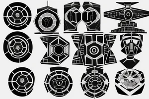 tie fighter tattoo idea