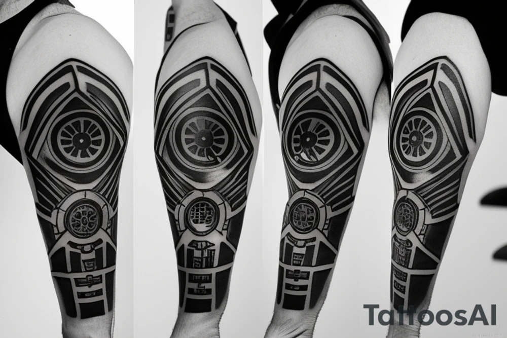 tie fighter tattoo idea