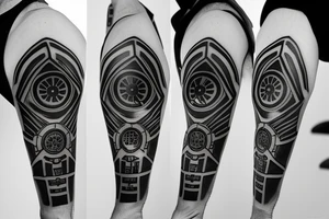 tie fighter tattoo idea