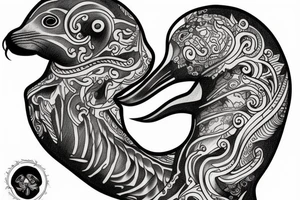 Sea lion tattoo idea