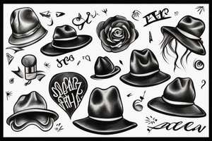 Seal wearing a hat tattoo idea