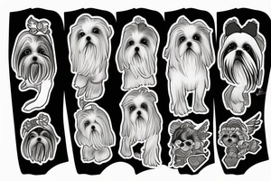 shihtzu angel tattoo idea
