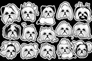 shihtzu angel tattoo idea