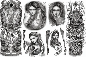 White people from slavic mythology tattoo idea