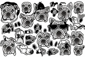 Bulldog tattoo idea