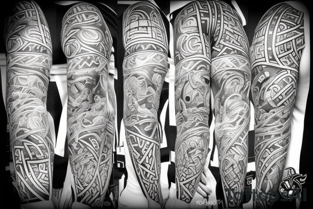 Runs, electric, thunder, vikings, mythology tattoo idea Runs, electric, thunder, vikings, mythology tattoo idea