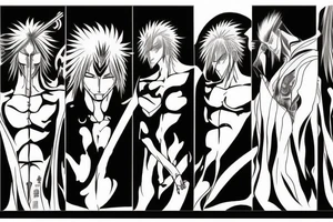 Bleach ichigo kenpachi tattoo idea