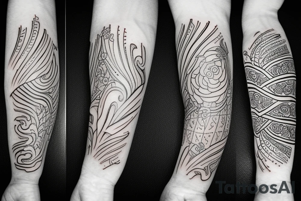 hand
forearm tattoo idea