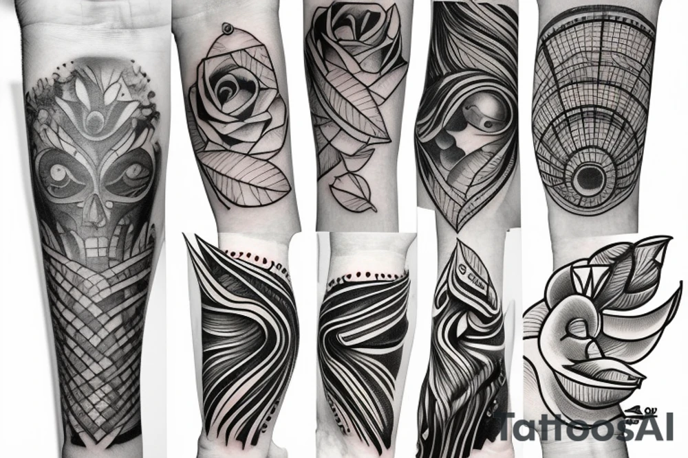 hand
forearm tattoo idea