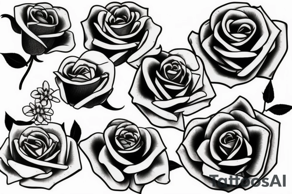 roses tattoo idea