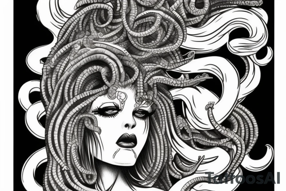 Medusa head tattoo idea