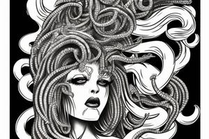 Medusa head tattoo idea