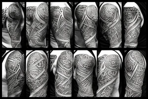 dwarf, lotr of the rings, vikings, warrior, shaman, alphabet, runs tattoo idea