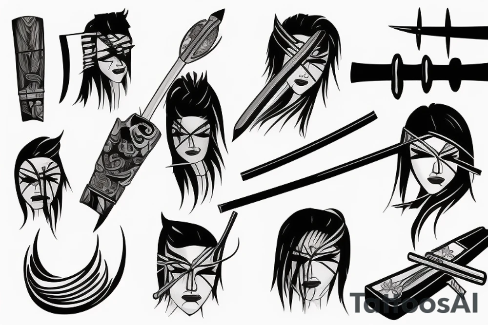 katana tattoo idea