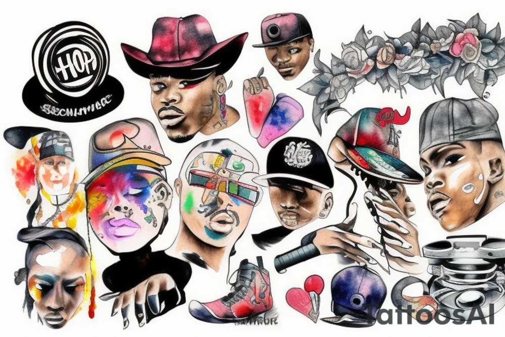 Hip hop tattoo idea