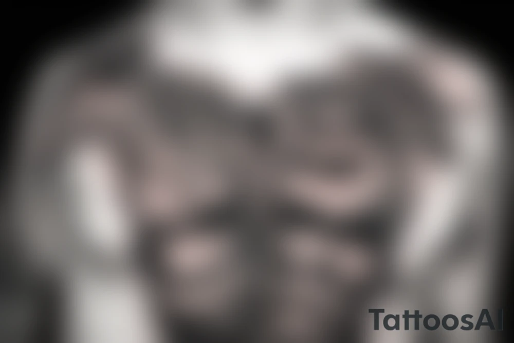 guts from berserk looking from inside of my body by a tear hole tattoo idea
