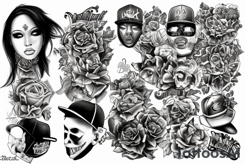 Rap musix tattoo idea