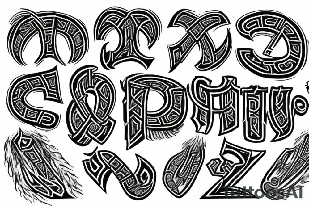 runes, dwarves tattoo idea
