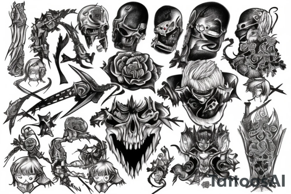 guts from berserk tattoo idea
