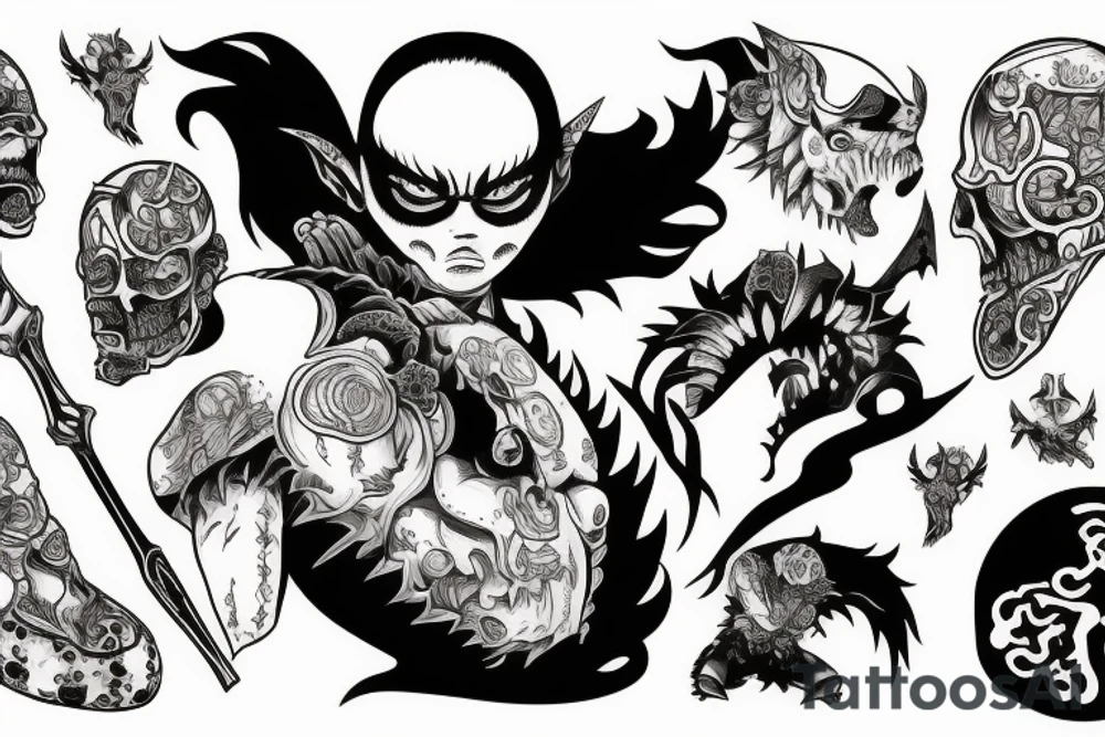guts from berserk tattoo idea