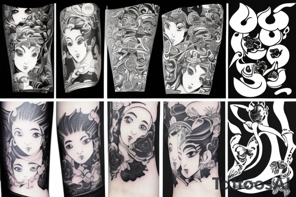 armsleeve tattoo idea