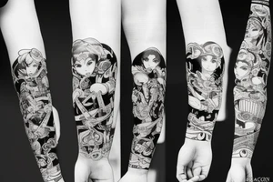 armsleeve tattoo idea