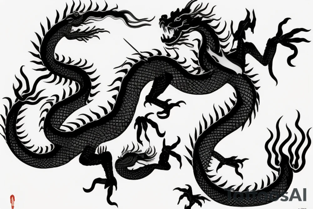 chineese Dragon tattoo idea