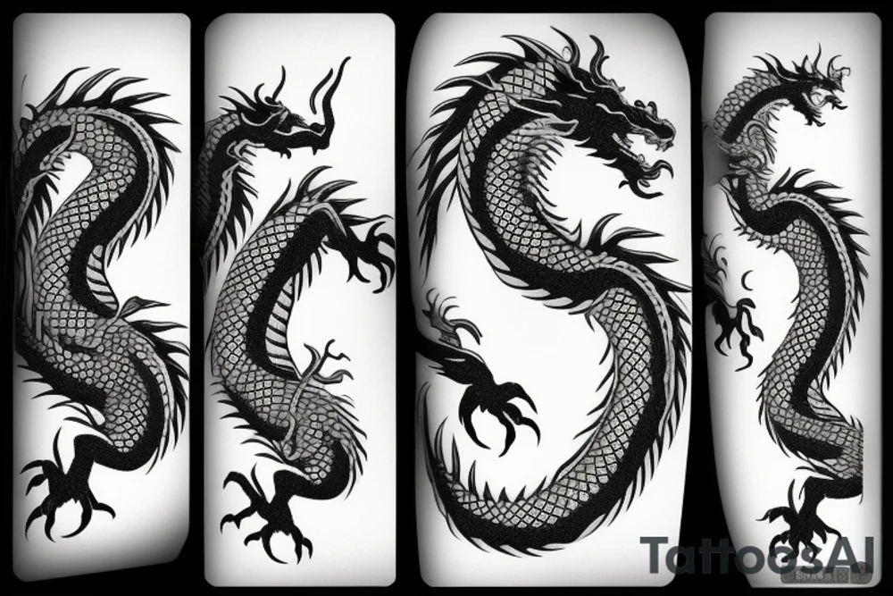 chineese Dragon tattoo idea