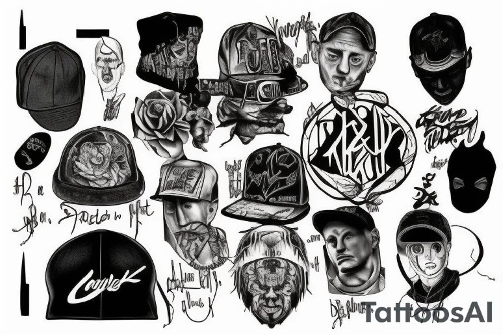 Dedicated to NF and Eminem. They saved me in the darkest times tattoo idea