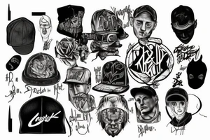 Dedicated to NF and Eminem. They saved me in the darkest times tattoo idea