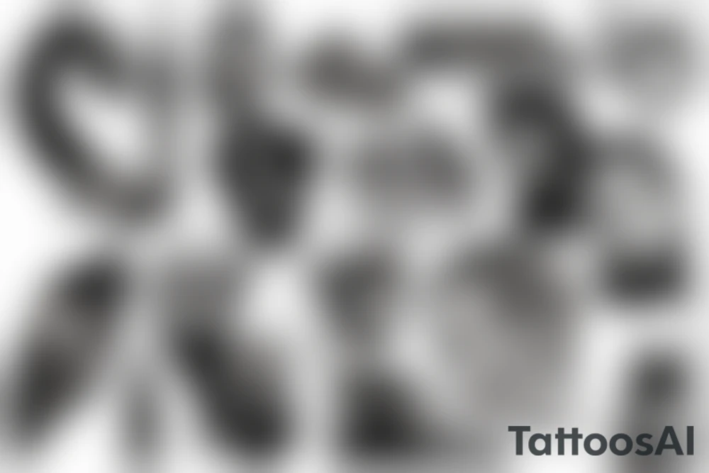 Dedicated to NF and Eminem. They saved me in the darkest times tattoo idea