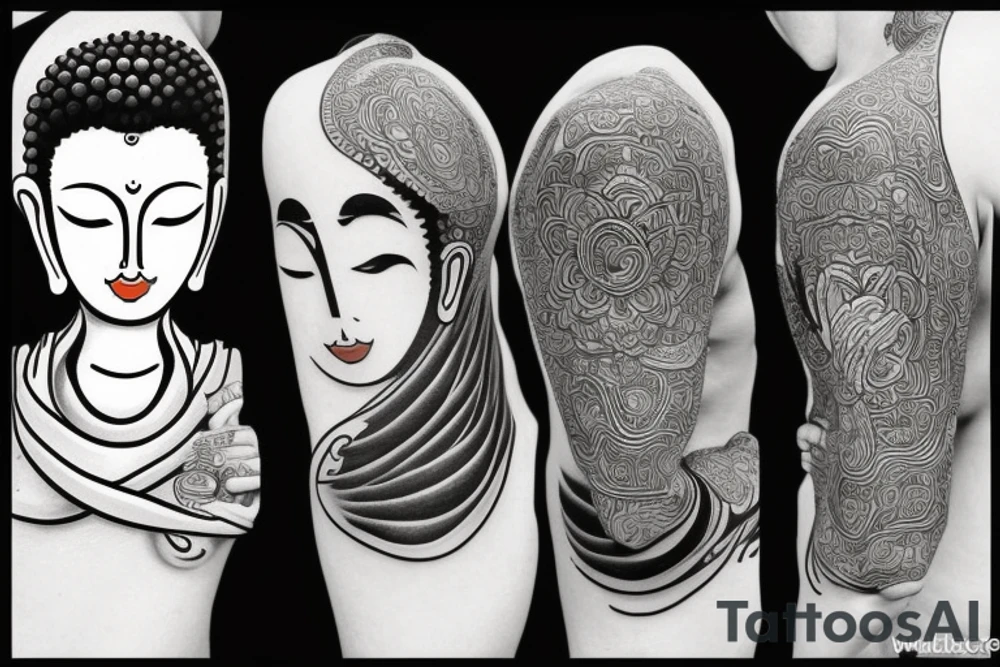 Zen Buddhism tattoo idea