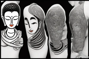 Zen Buddhism tattoo idea