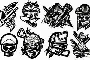 Chainsaw Men Power Knifes tattoo idea