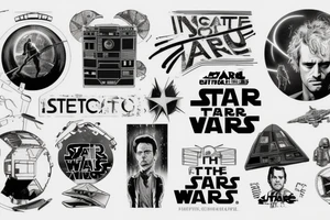 Interstellar,fight club,star wars,back to the future tattoo idea