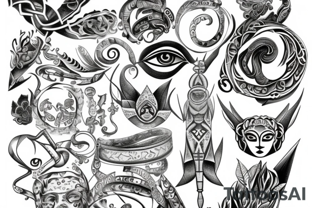 bracelet Omnia vincit amor tattoo idea