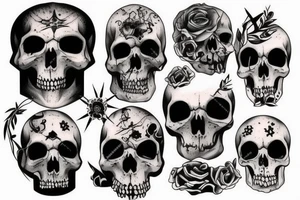 Dead,black tattoo idea