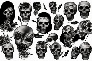 Dead people,black tattoo idea
