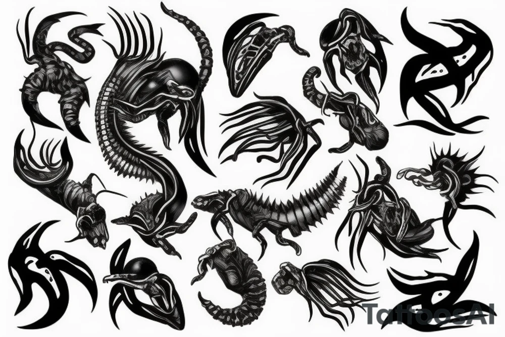 Scorpions,black tattoo idea