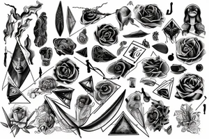11 am, 8, silver, rhombus, nico jarr tattoo idea