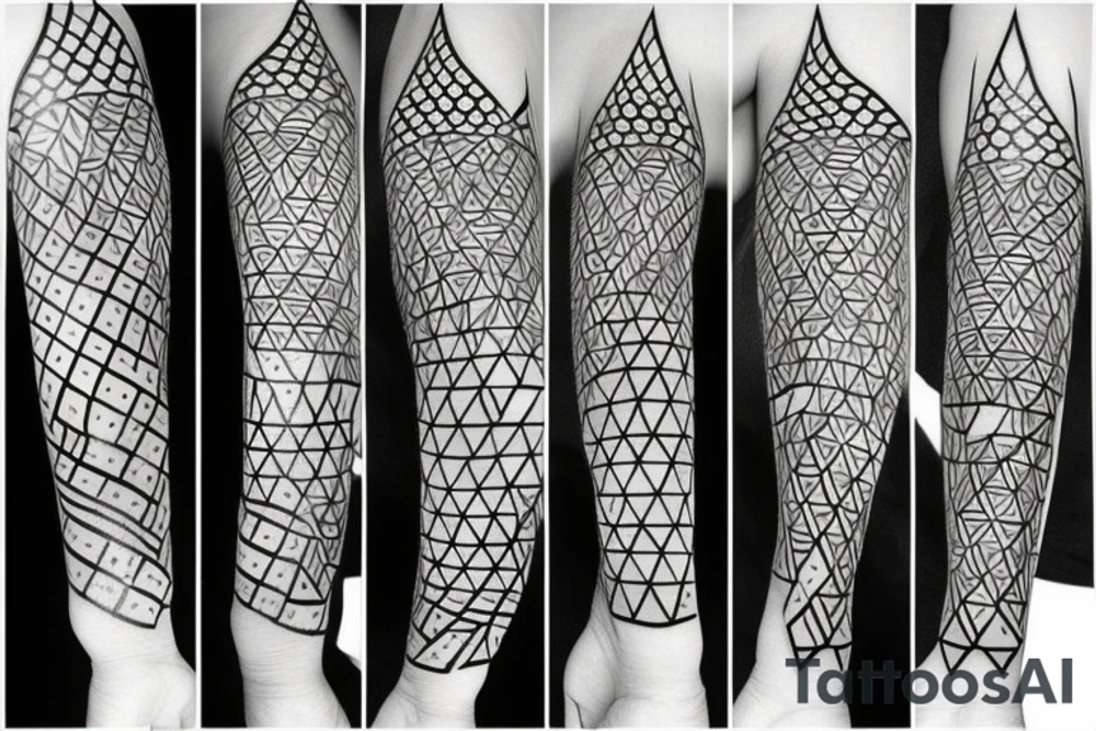 Triangles tattoo idea