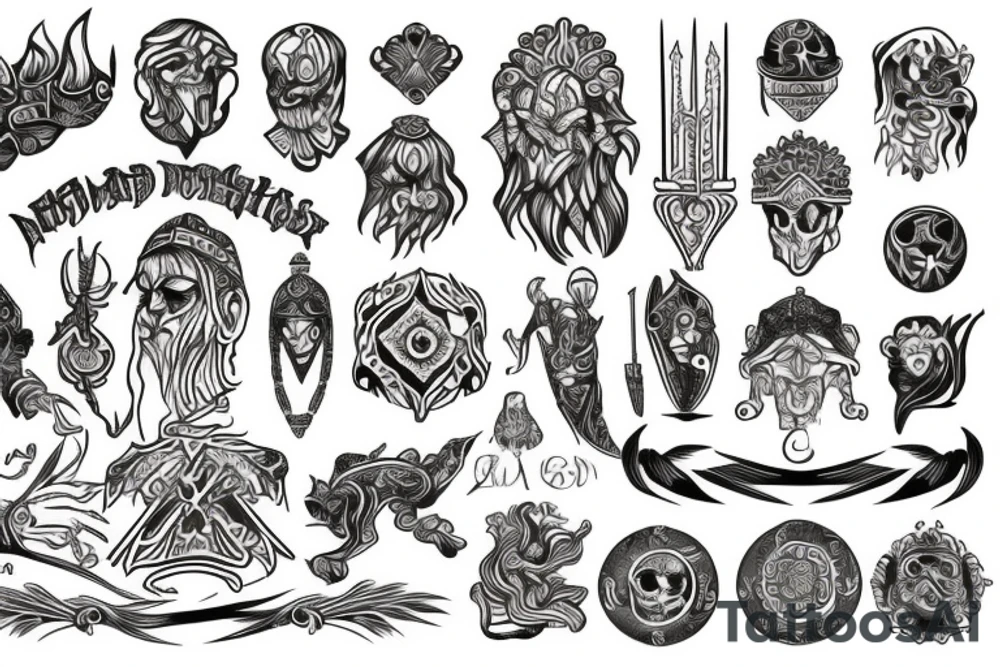Slavic gods tattoo idea