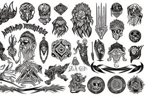 Slavic gods tattoo idea